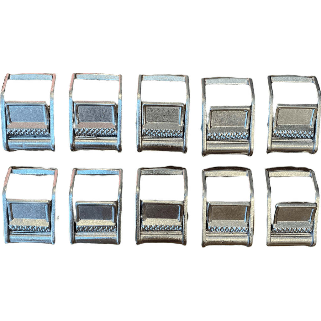 1 Inch Stainless Steel Cam Buckle Tie Down 2 PACK | 1CBSS